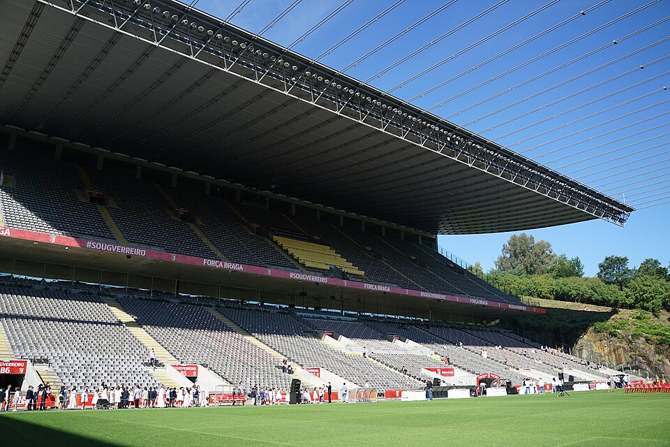 Estádio Municipal de Braga, built into a quarry with stands on only two sides